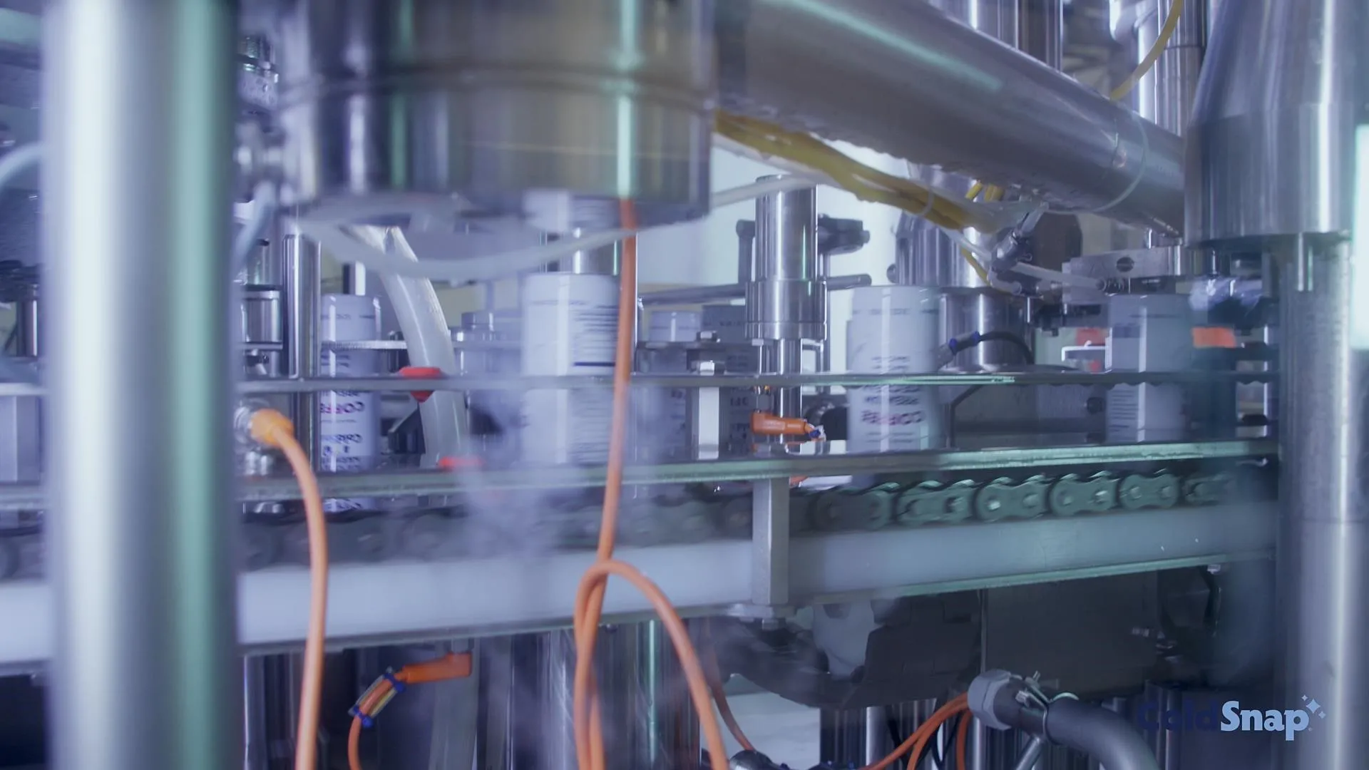 ColdSnap rapid-freeze beverage machine on the production line